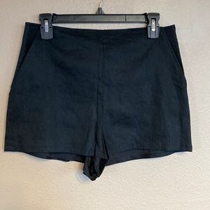 Leith brand by Nordstrom lined linen shorts Size M